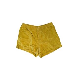 Old Navy Women's Yellow High Waisted Linen Shorts Size L